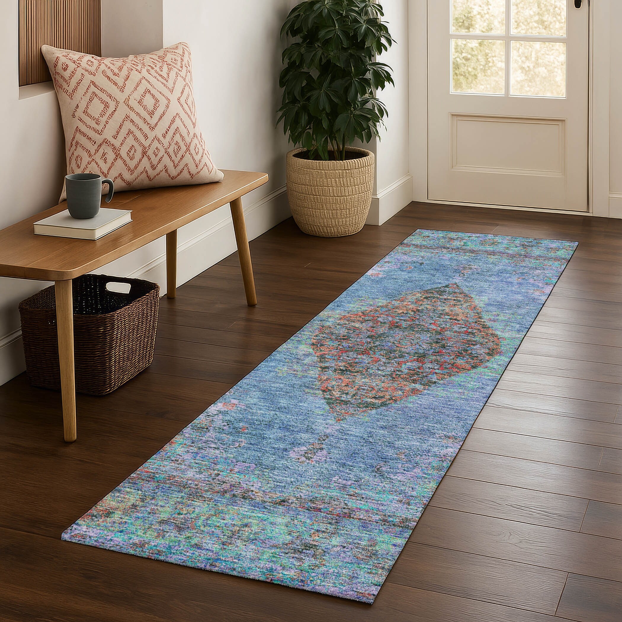 Premium Washable Super Soft Vintage Traditional Mayfield Rug
