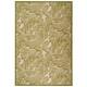 SAFAVIEH Courtyard Bettyjane Tropical Leaves Indoor/ Outdoor Area Rug - 6'7" x 9'6" - Natural/Olive