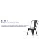preview thumbnail 45 of 164, Metal Indoor/ Outdoor Stackable Bistro Chair (Set of 4)