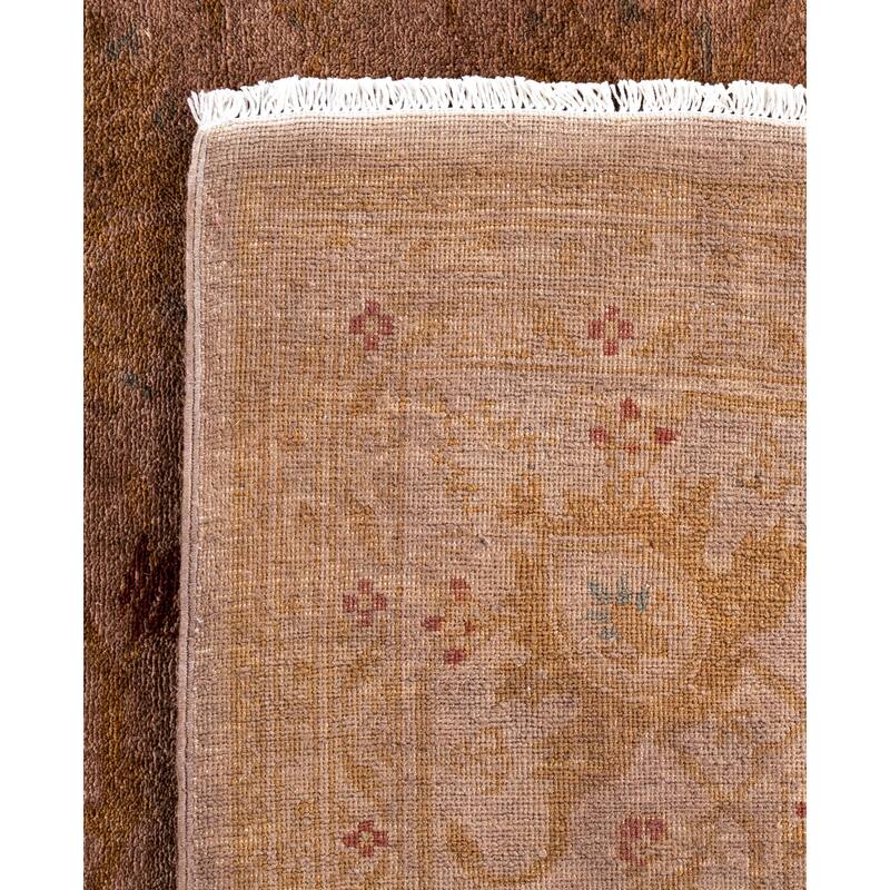 Overdyed One-of-a-Kind Hand-Knotted Area Rug - Brown - 8' 1" x 10' 4"