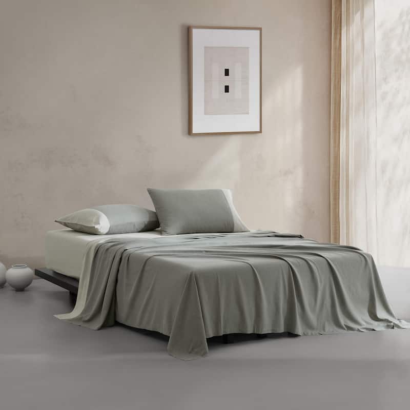 Calvin Klein Contrast Weave Sheet Set