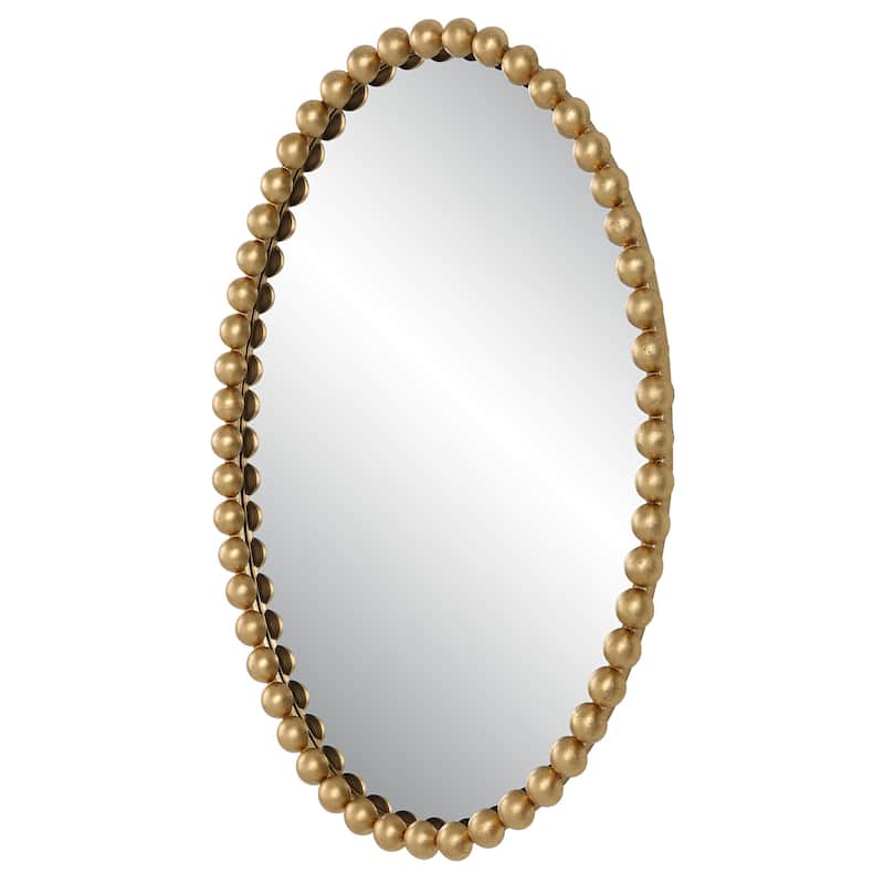 Uttermost 09875 Serna 20" W x 30" H Oval Framed Bathroom Mirror