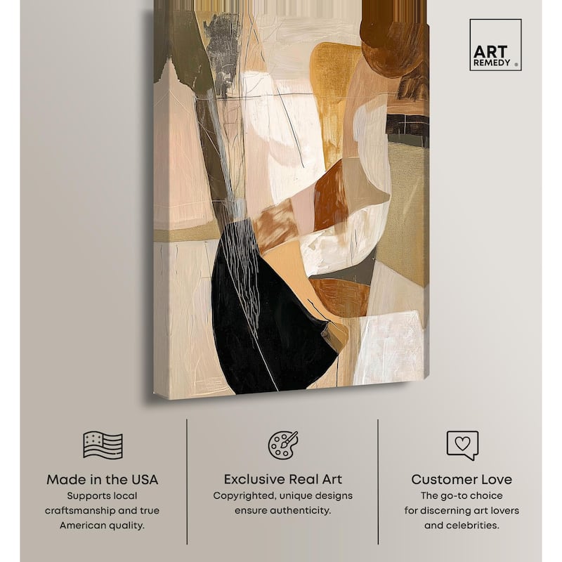 Tactile Depth II Canvas by Art Remedy, Gallery Wrapped