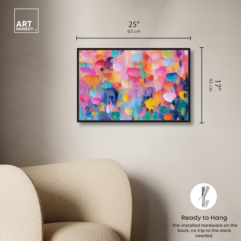 Jubilee of Colors Canvas by Art Remedy