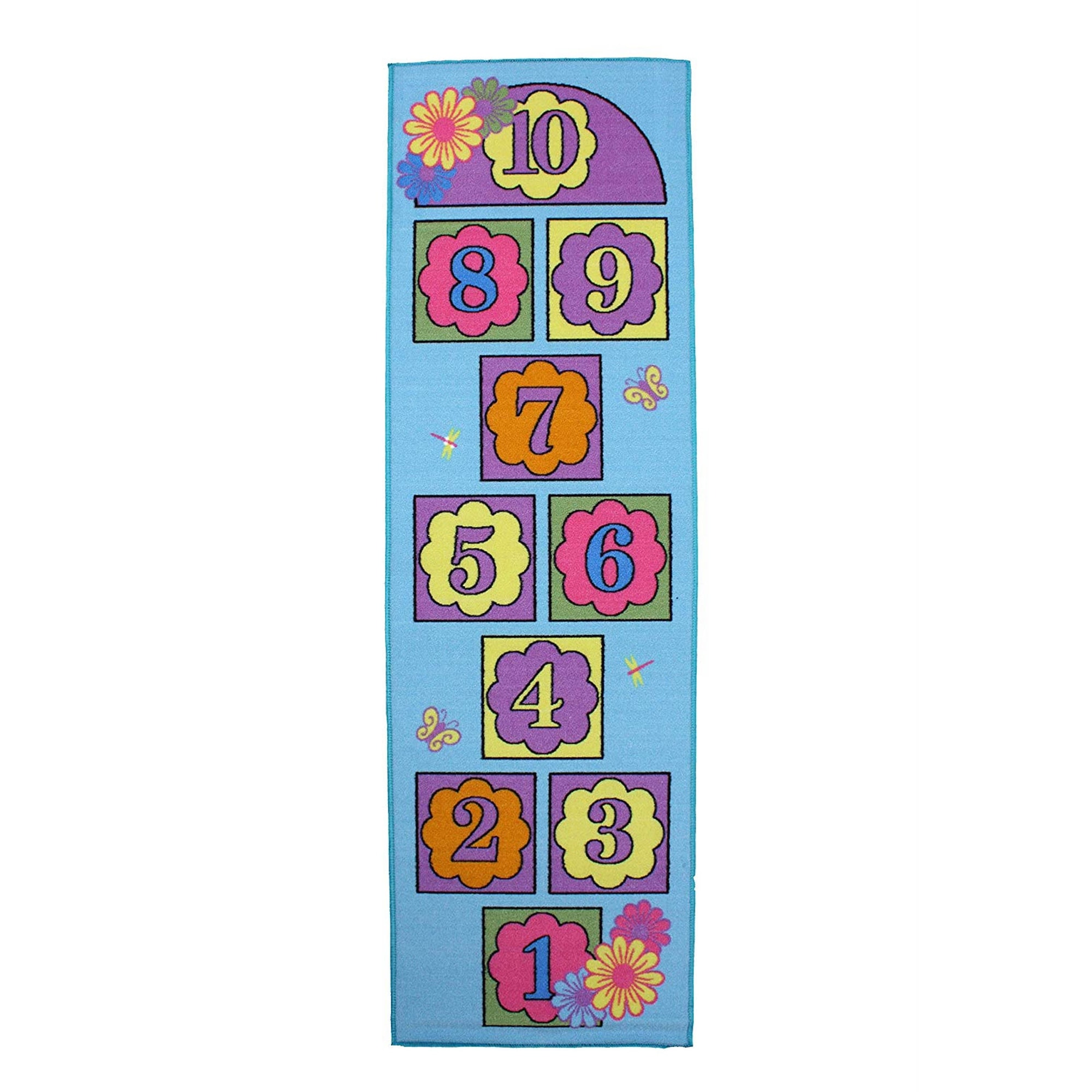 J&M Hopscotch Rug Daisy 24x76