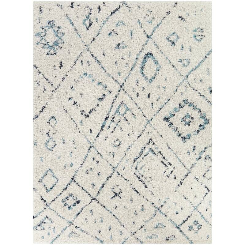 Simeon Boho Shag Area Rug
