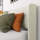 preview thumbnail 10 of 20, Max and Lily Twin-Size Upholstered Bed with Rectangular Headboard