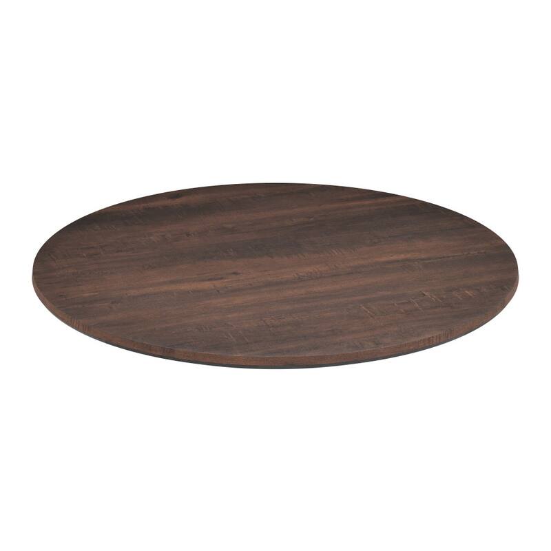 Commercial HPL Wrapped Seamless Scratch and Stain Resistant Tabletop - 31.25" Dark Brown