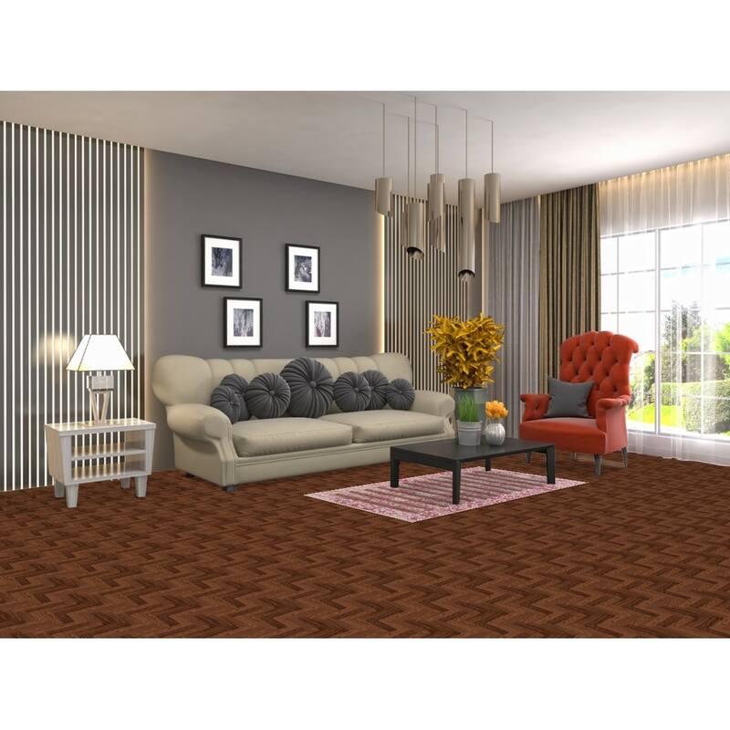 Striped / Abstract Accent Rug Hand-Knotted Modern Wool Carpet - 2'8"x 4'10"