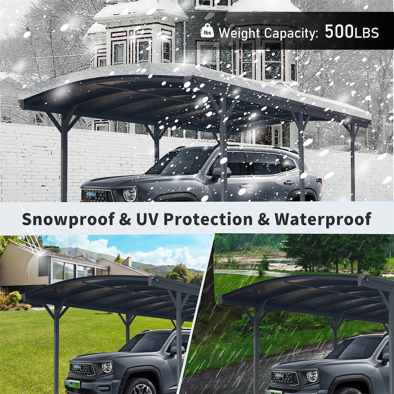10'x 19'x 7' Arch Outdoor Carport