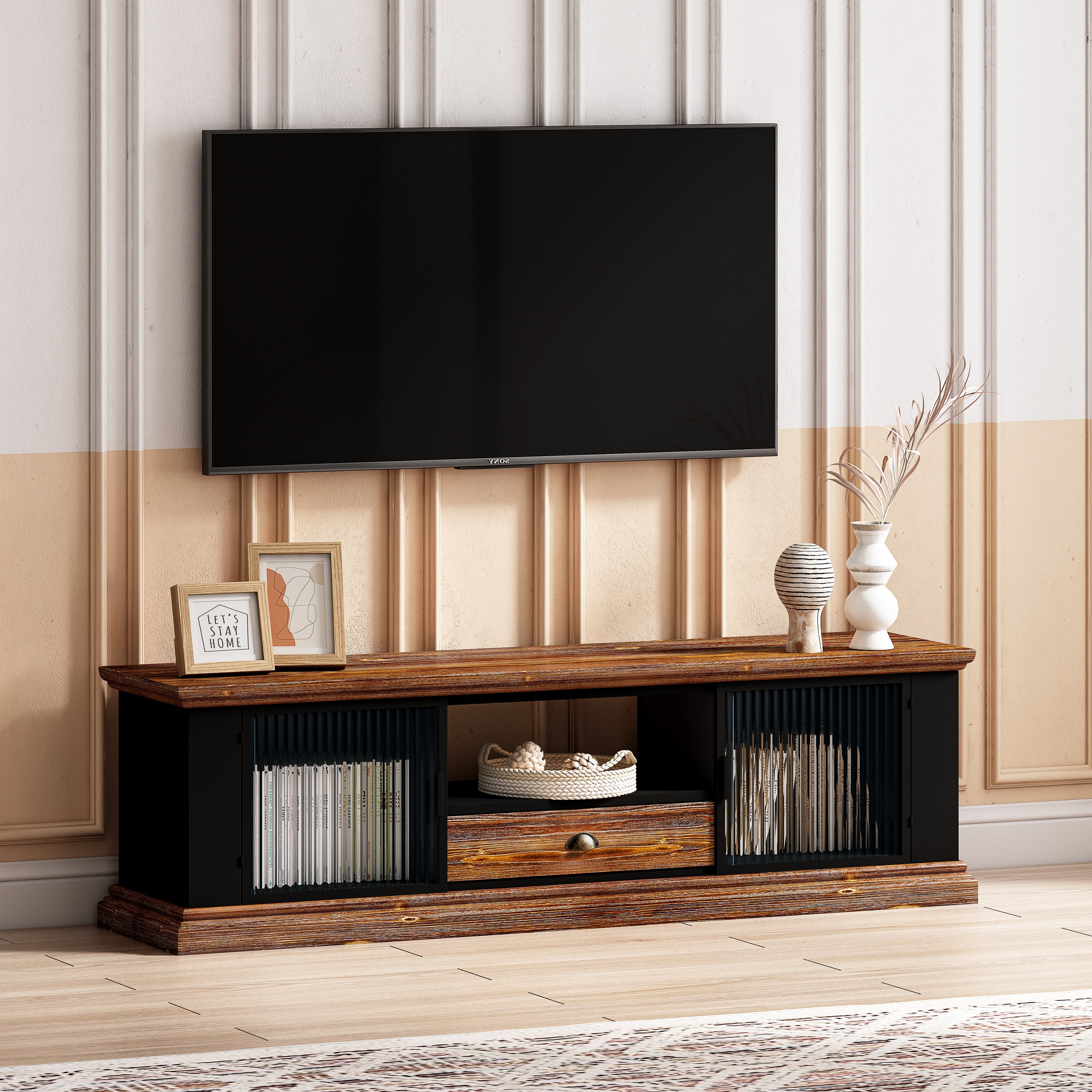 TV Console Table Media Cabinet for Living Room Bedroom Bed Bath Beyond 38253450