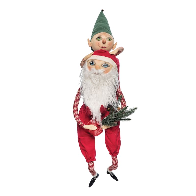 Jingle & St. Nick Christmas and Holiday Joe Spencer Gathered Traditions Soft Figure - Multicolored