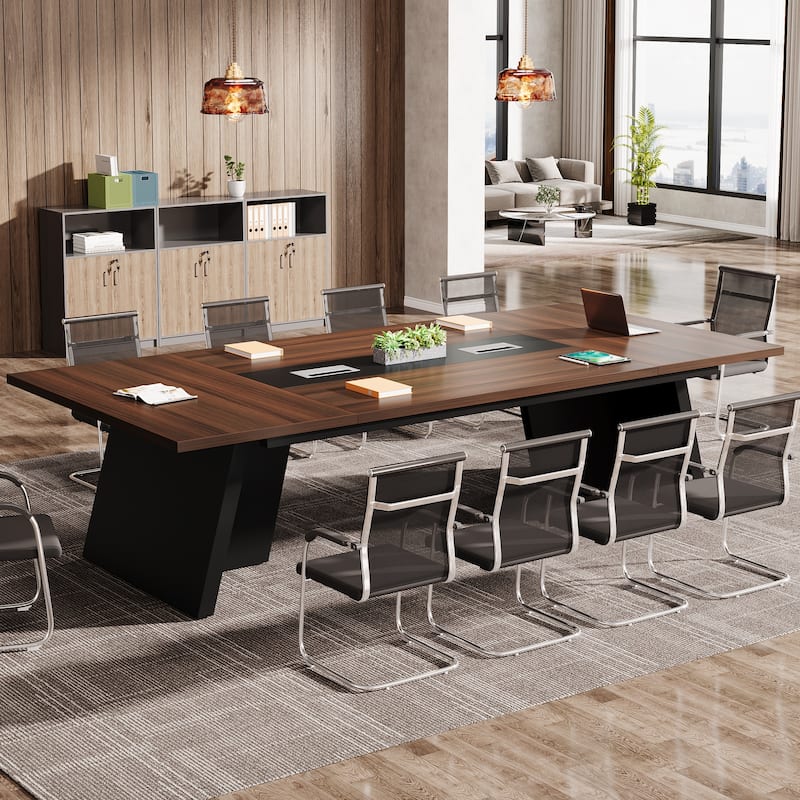 8ft Conference Table, Modern Office Meeting Room Table