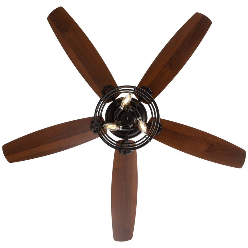 Modern Ceiling Fan with LED Light & Remote Control