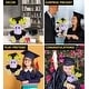 preview thumbnail 3 of 4, DolliBu Sitting Purple Moose Graduation Plush Toy with Gown and Cap - 12 inches