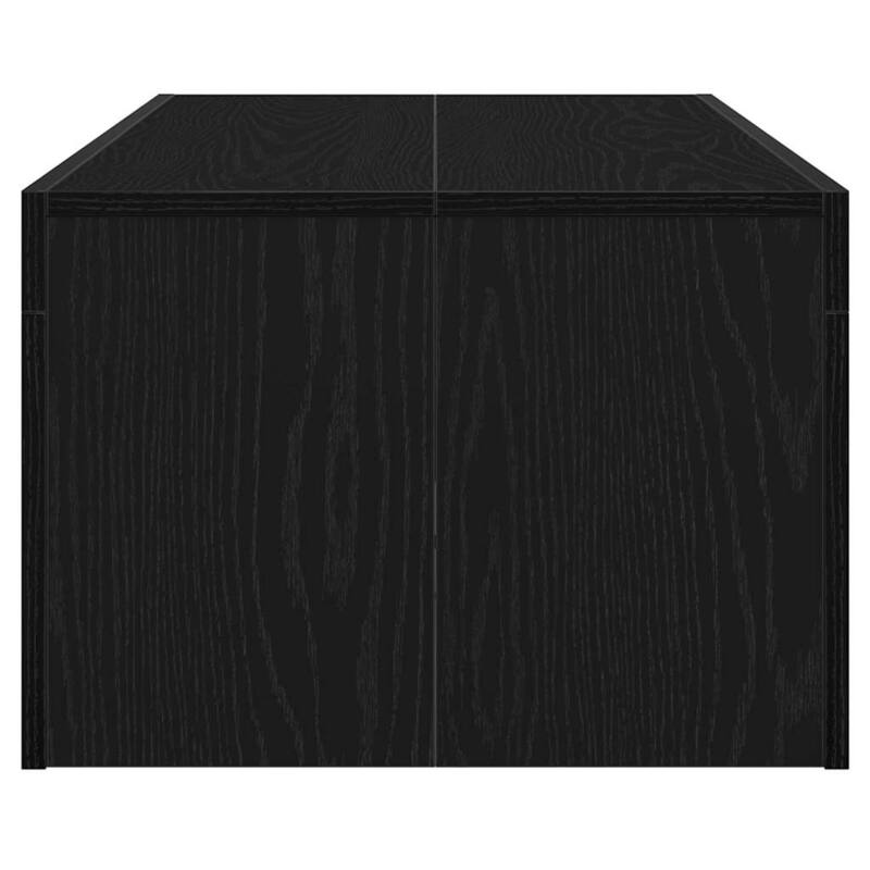 vidaXL Coffee Table Black oak - 19.7 x 40.2 x 13.8