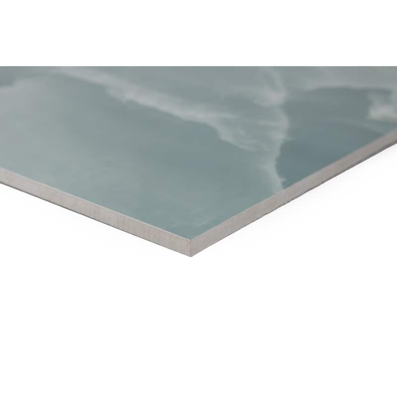 Industry Tile 24x48 Onyx Emerald Green polished porcelain tile