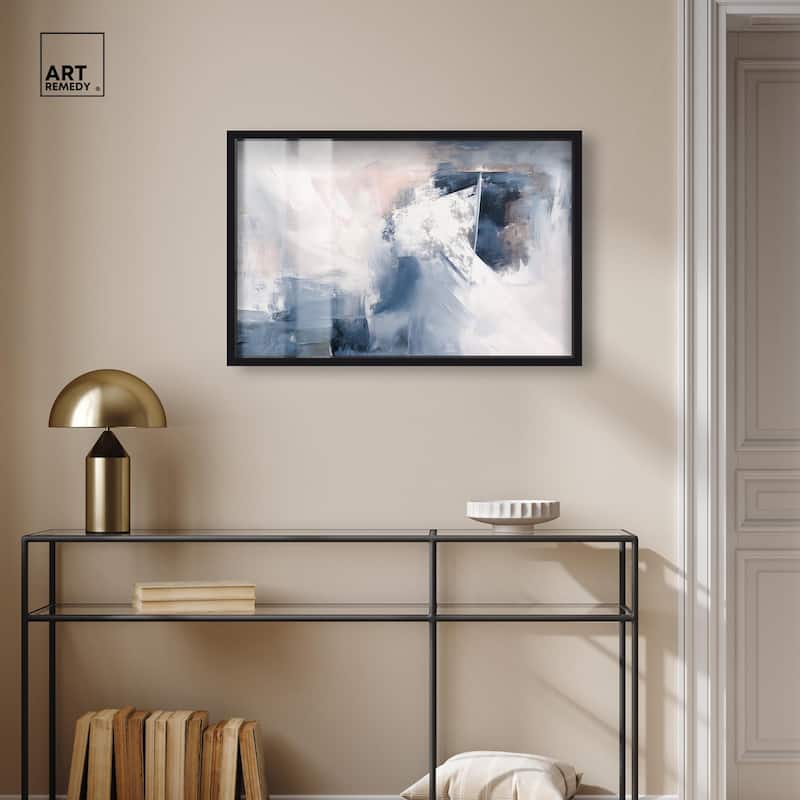 Blue Rapture II Shadowbox by Art Remedy