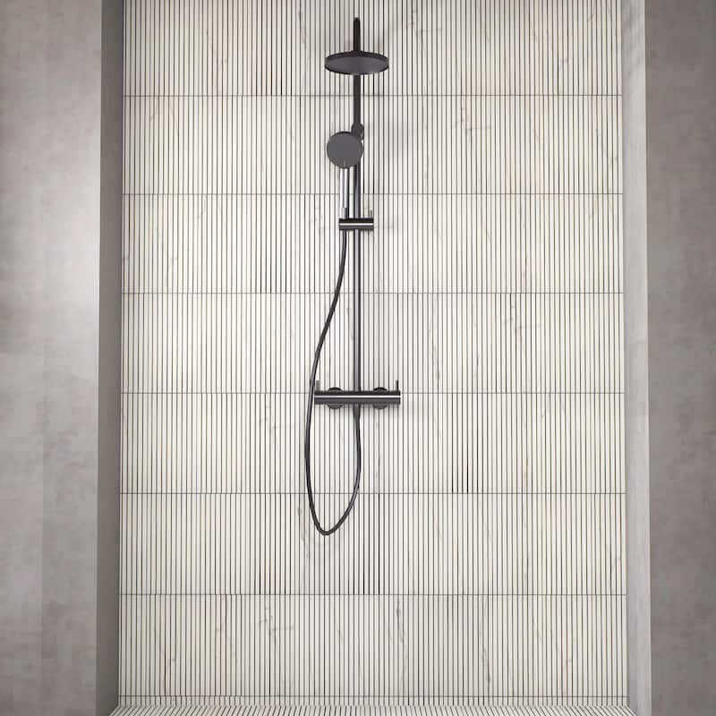 Merola Tile Istanbul Strata Day 6-7/8" x 14" Porcelain Floor and Wall Tile