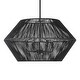 preview thumbnail 3 of 2, Uttermost 21589 Suva 4 Light 28" Wide Pendant with Rope Shade