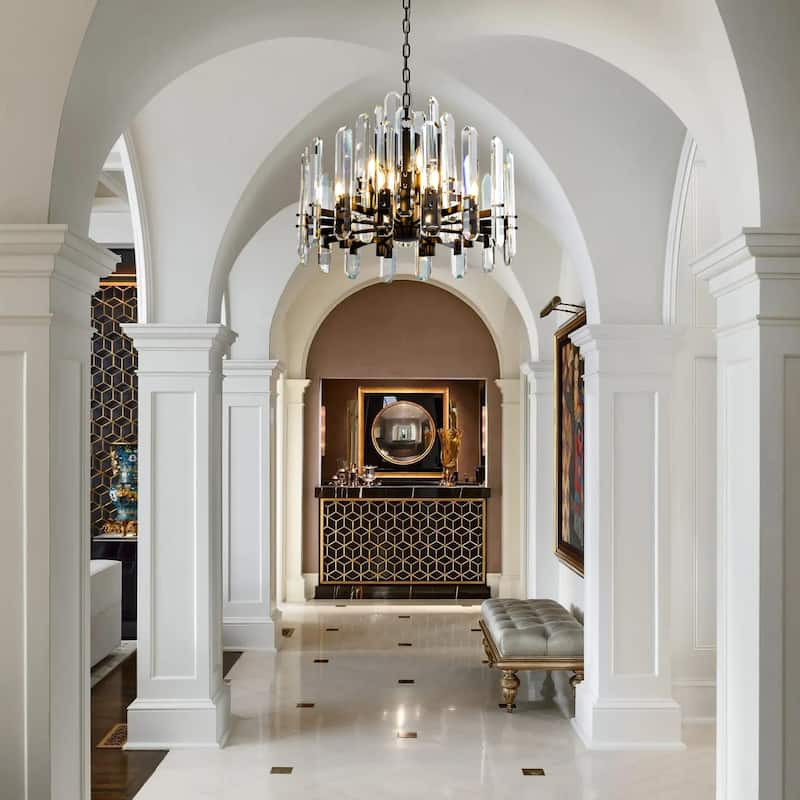 KAYLA 24- 54in Modern Luxury Crystal Chandelier Lighting - LED Ceiling Light Fixture