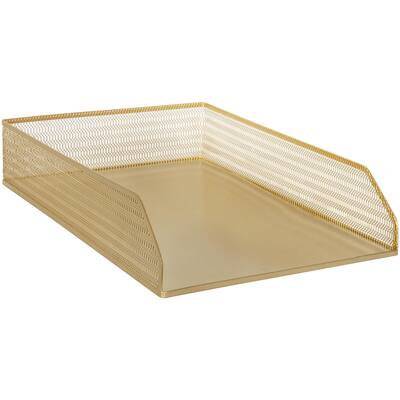 Flash Furniture HH-OHD15-2-MS Ryder 2-3/4" Tall File, Notebook, and - Gold