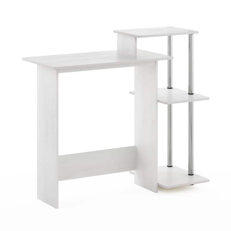 Computer Desk with Shelves - Modern Writing Desk for Home Office & Workspace