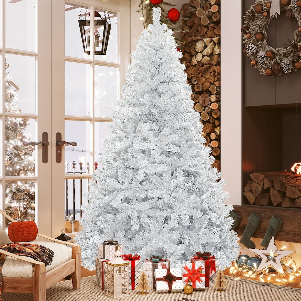 6/7.5 FT White Spruce Artificial Christmas Tree