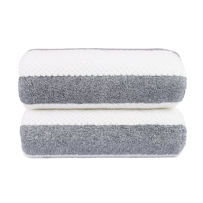 Waffle Stripe Bath Towels 30" x 60"