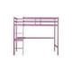 preview thumbnail 10 of 16, Twin High Loft Bed with Safety Guardrail,Built-in desk,Ladder