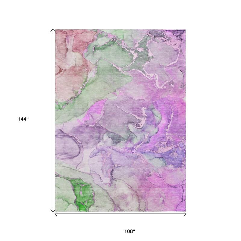 Almisi Unique Abstract Weather Resistant Sleek Contemporary Outdoor Rug