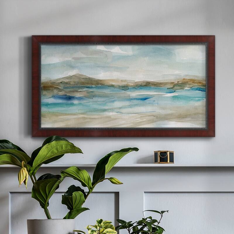Peaceful Beach II Premium Framed Canvas- Ready to Hang