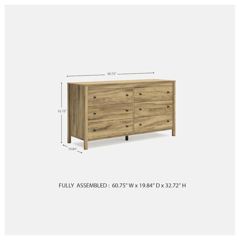 Signature Design by Ashley Bermacy Light Brown Dresser