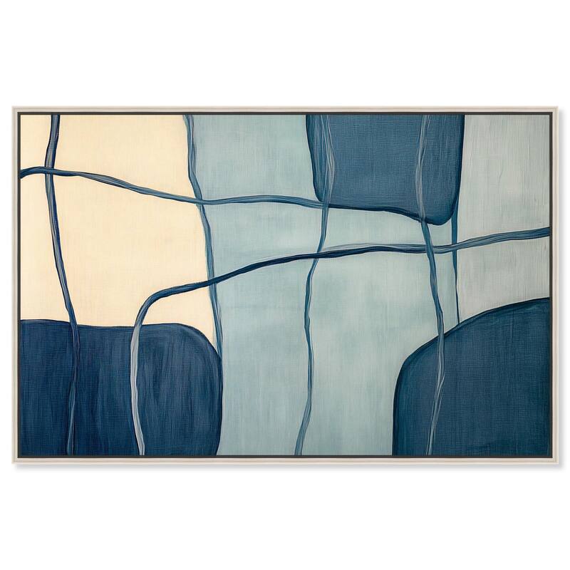 Convergence Canvas by Art Remedy - Silver - 45" x 30"