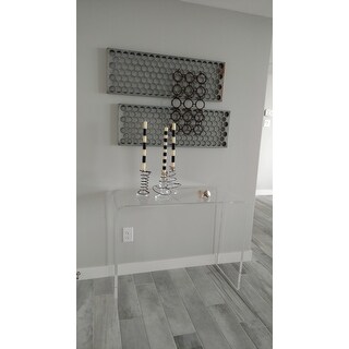 Shop Safavieh Atka Clear Acrylic Console Table - 37.5" x