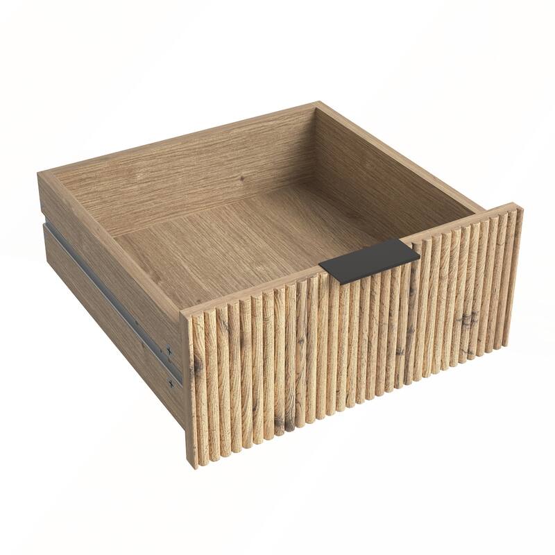 Multi-functional three-drawer MDF nightstand