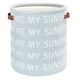 preview thumbnail 2 of 6, SAFAVIEH My Sunshine 14-Inch Basket, Blue, Coastal Home Decor
