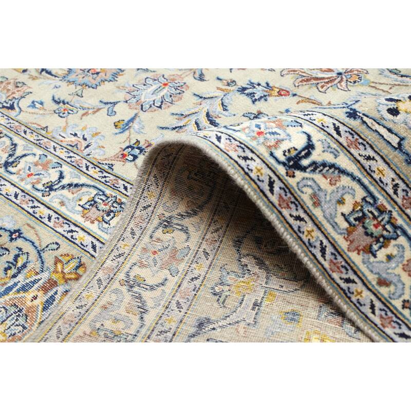 ECARPETGALLERY Hand-knotted Antalya Vintage Sage Wool Rug - 8'10 x 13'0