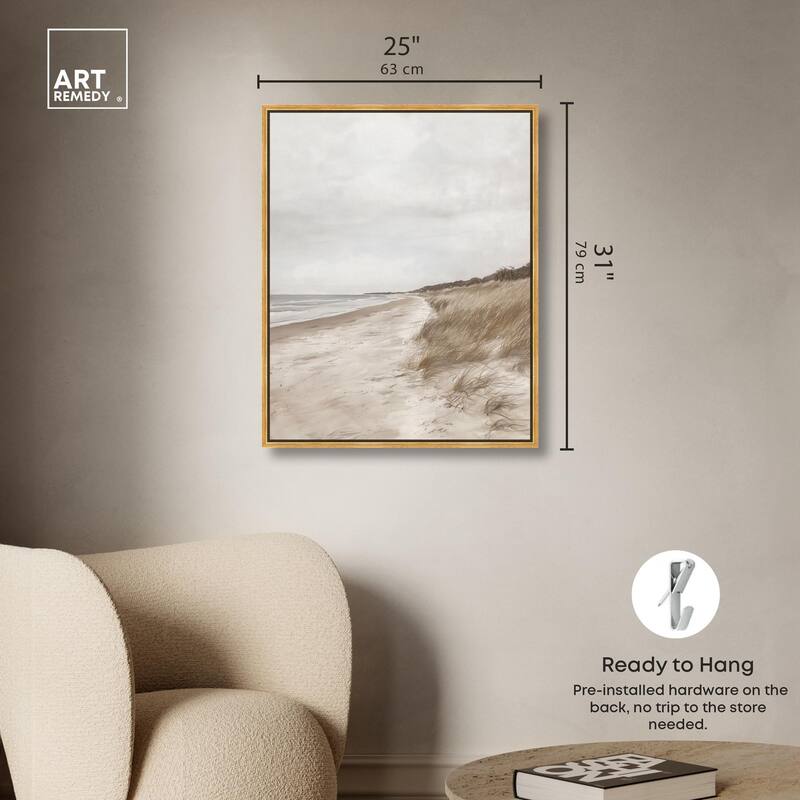 Coastal Calm Canvas by Art Remedy