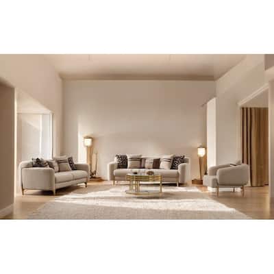 Enner 3 Pieces Living Room Sets 2 Sofa 1 Chair