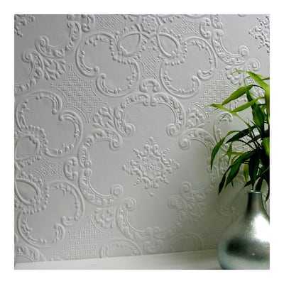 Alfred Paintable Supaglypta Wallpaper - 20.5 x 396 x 0.025