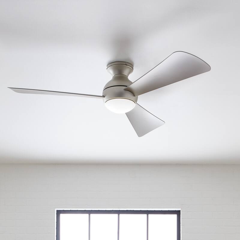 Kichler Lighting Sola Collection 54-inch Brushed Nickel LED Ceiling Fan