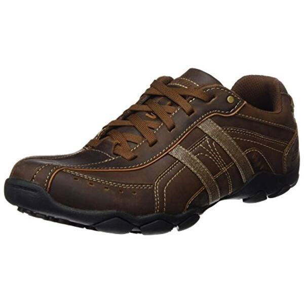 Shop Skechers Men S Diameter 2 Guy Thing Oxford Brown Leather 9 5
