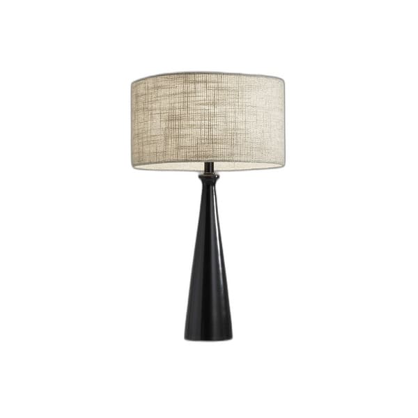 Black Metal Tapered Base Table Lamp Black Metal Tapered Base Table Lamp