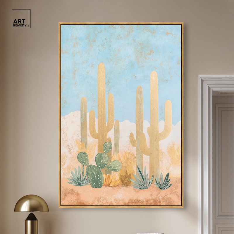 Cactus Canvas by Art Remedy