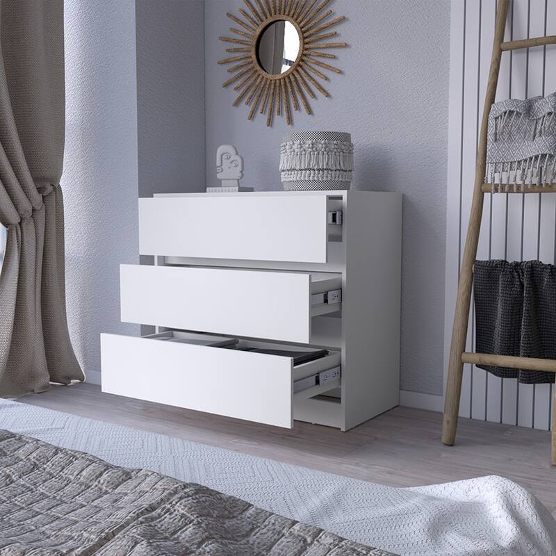 Wooden Three drawers Dresser