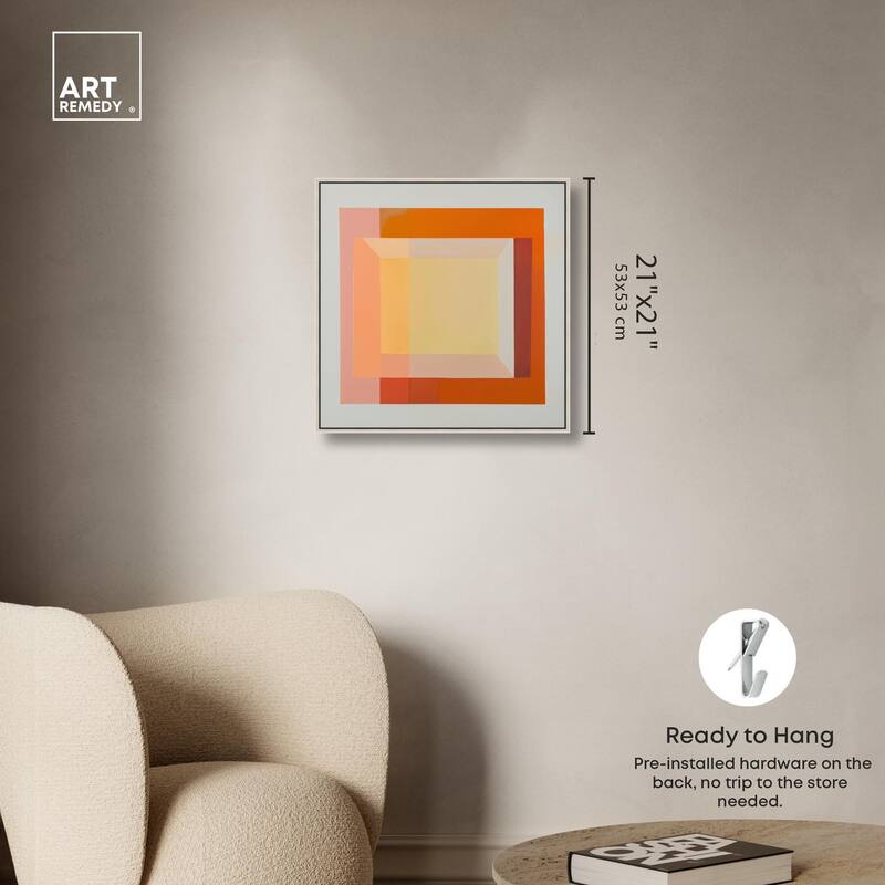 Minimal Color Blocks II Canvas by Art Remedy