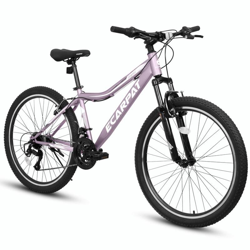 carpat 26-Inch Mountain Bike - 21-Speed V-Brake, Front Suspension, Carbon Steel Frame