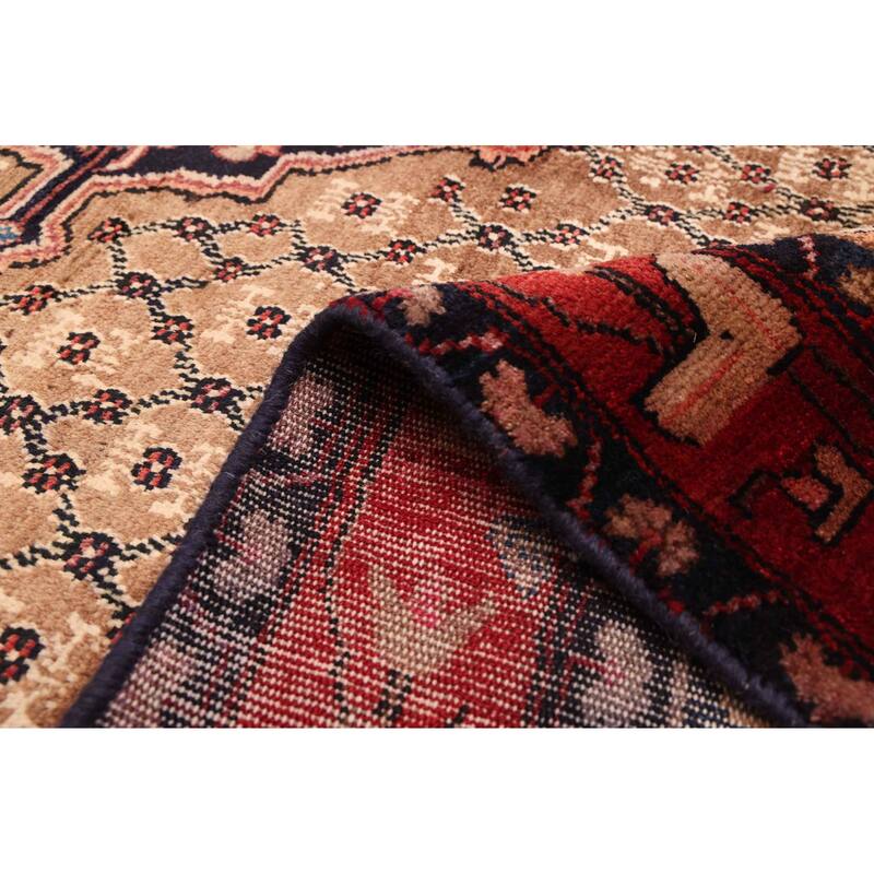ECARPETGALLERY Hand-knotted Anatolian Vintage Light Brown Wool Rug - 5'1 x 8'11