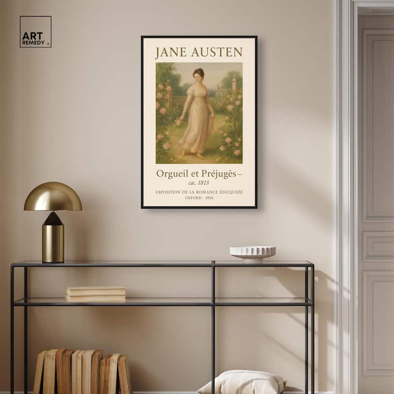 Lady in Austen's World Canvas by Art Remedy